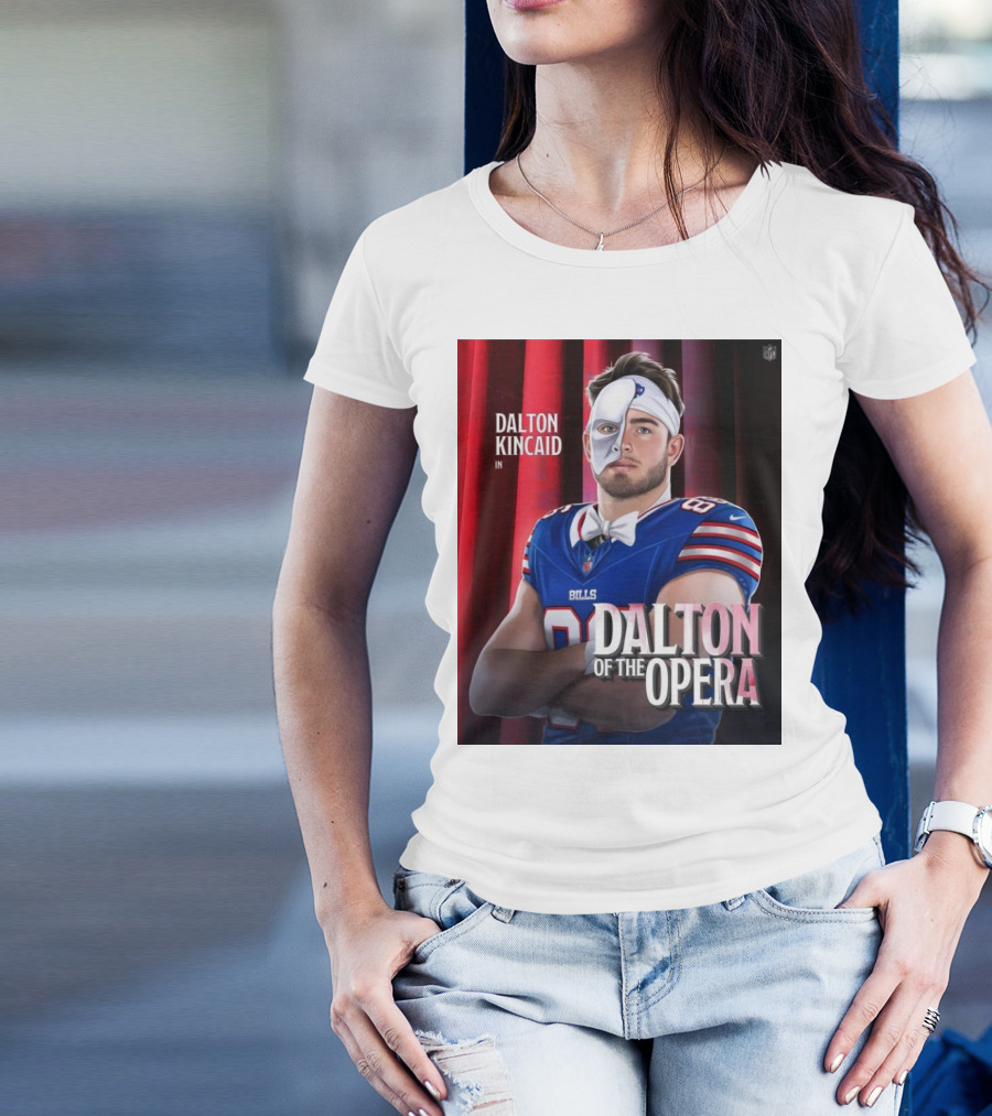 Dalton Kincaid In Dalton Of The Opera NFL Buffalo Bills Tight End Monsters T-Shirt