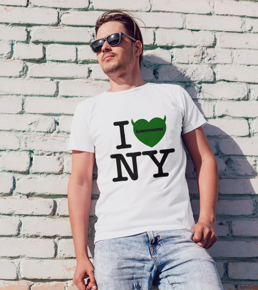 I Love Chromakopia NY Devil Heart T-Shirt