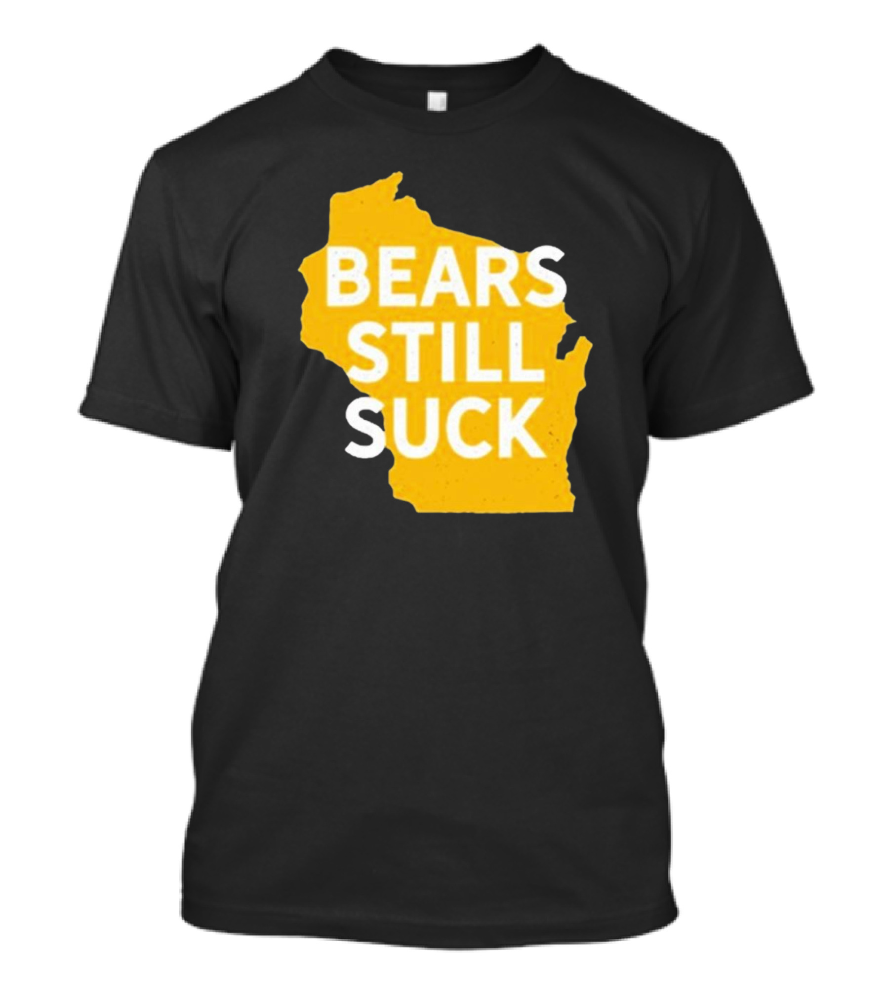 Campeche Collective Bears Still Suck 2024 Wisconsin Map T-Shirt