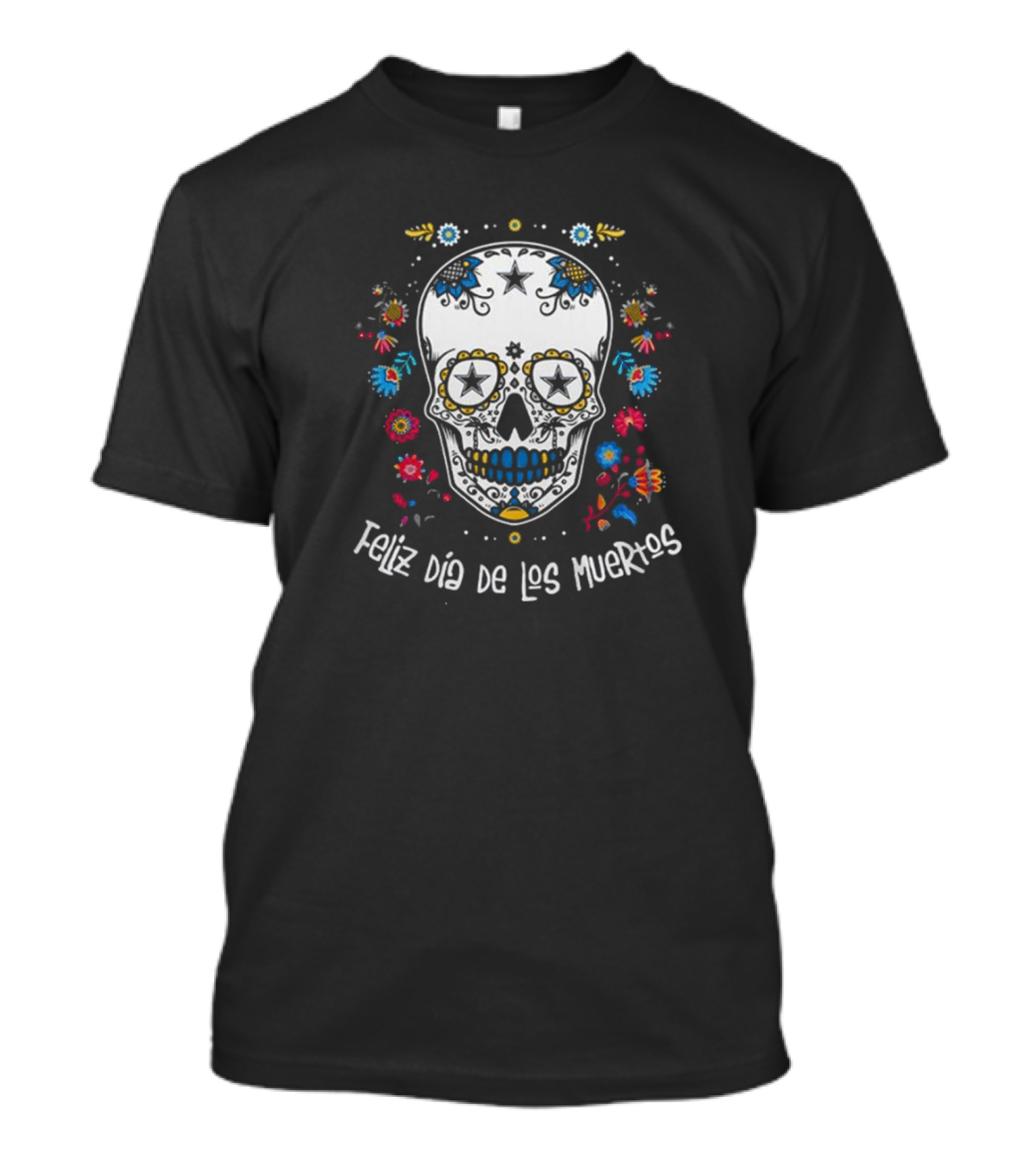 Feliz Dia De Los Muertos Dallas Cowboys T-Shirt