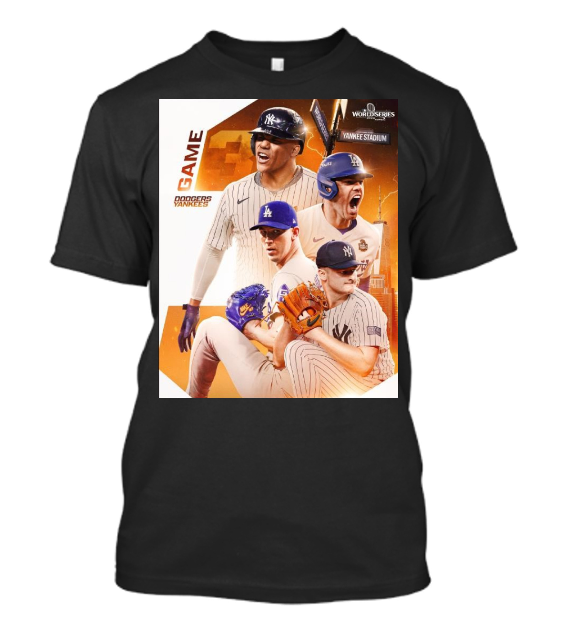Game 3 Dodgers Vs Yankees World Series Yankee Stadium Bronx Return T-Shirt