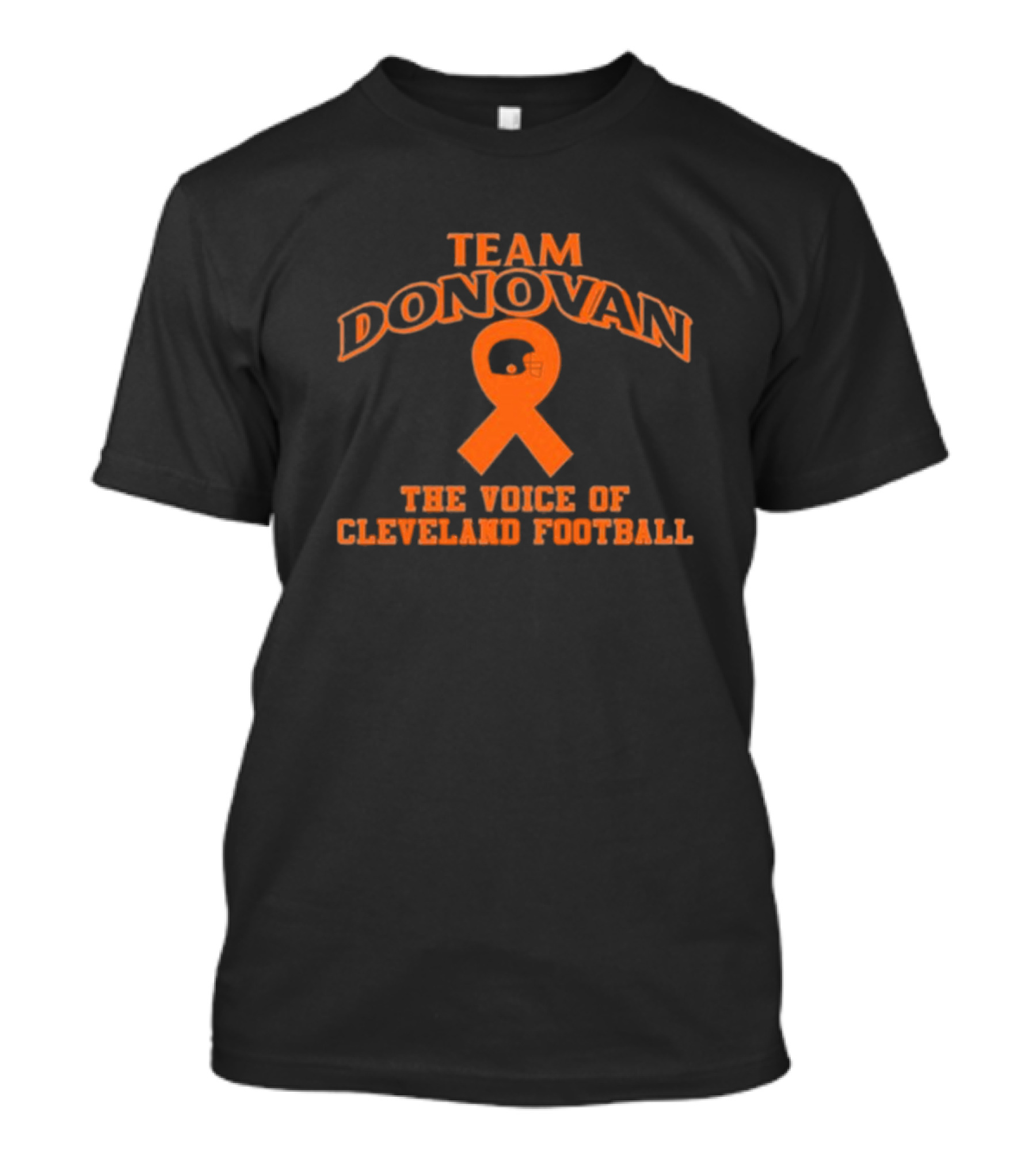 Nathan Zegura Team Donovan The Voice Of Cleveland Football T-Shirt