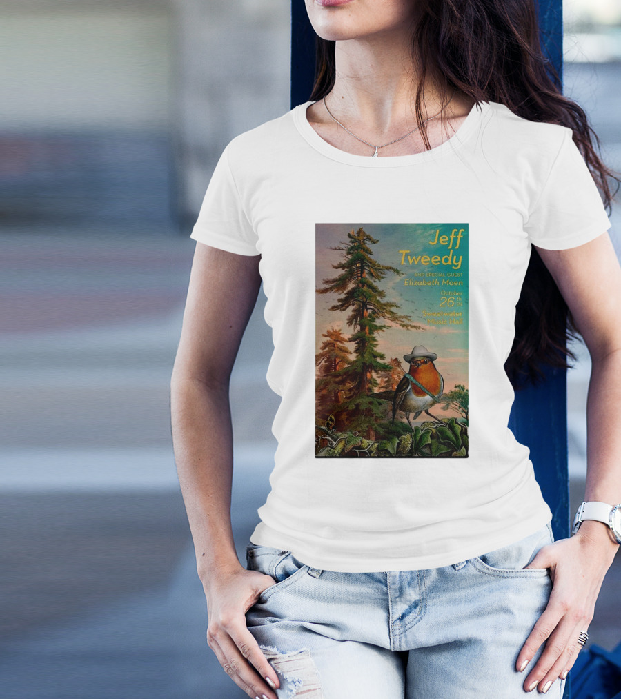 Jeff Tweedy And Elizabeth Moen Live At Sweetwater Music Hall Mill Valley CA October 26 T-Shirt