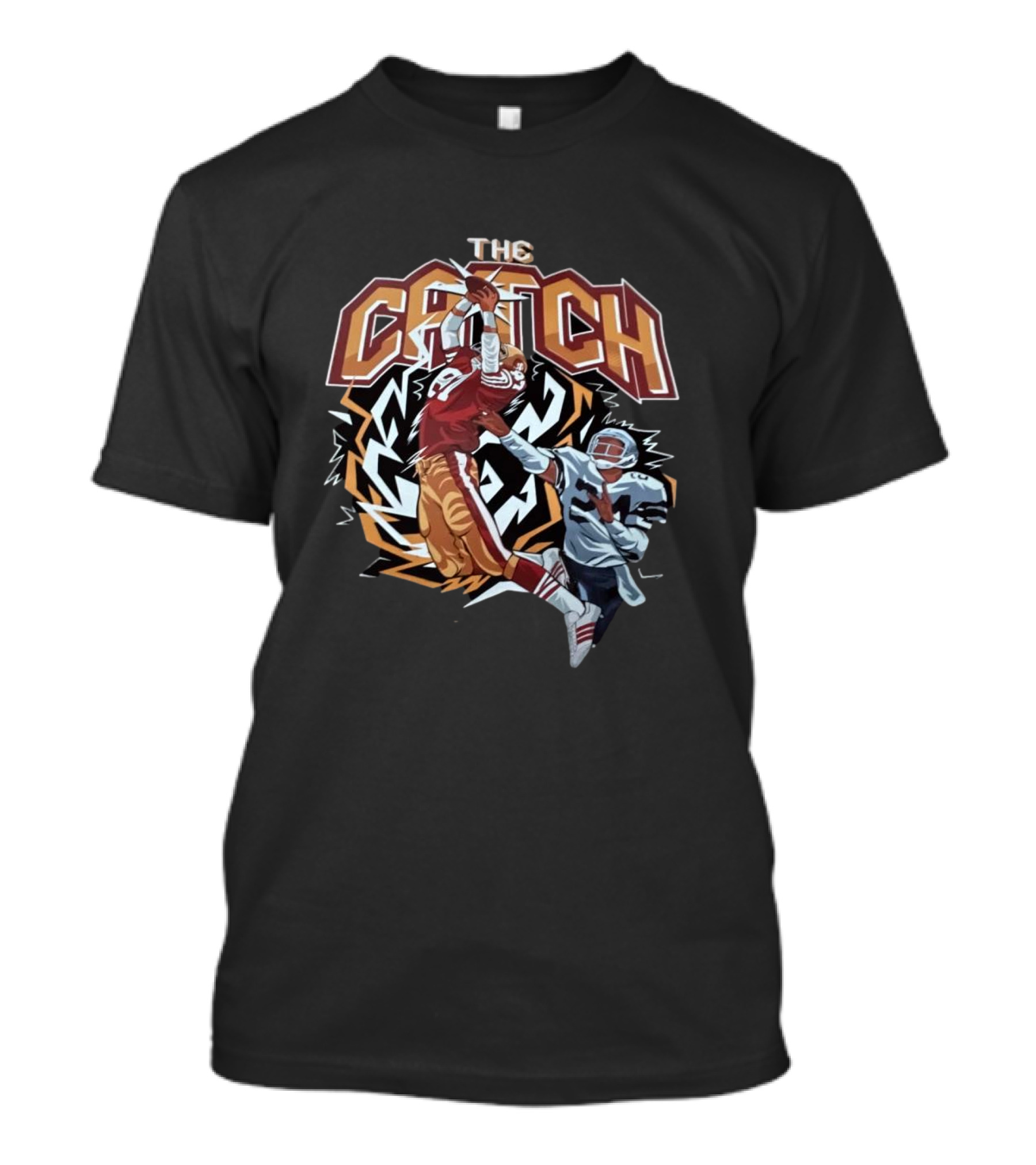The Catch Dwight Clark San Francisco 49ers Vs Dallas Cowboy Iconic Football Moment T-Shirt
