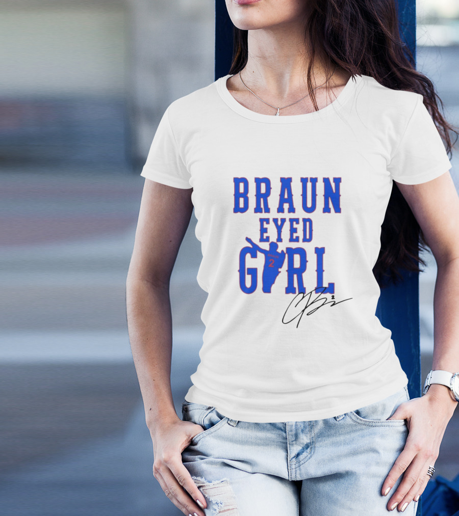 Braun Eyed Girl Christian Braun Signature Basketball T-Shirt
