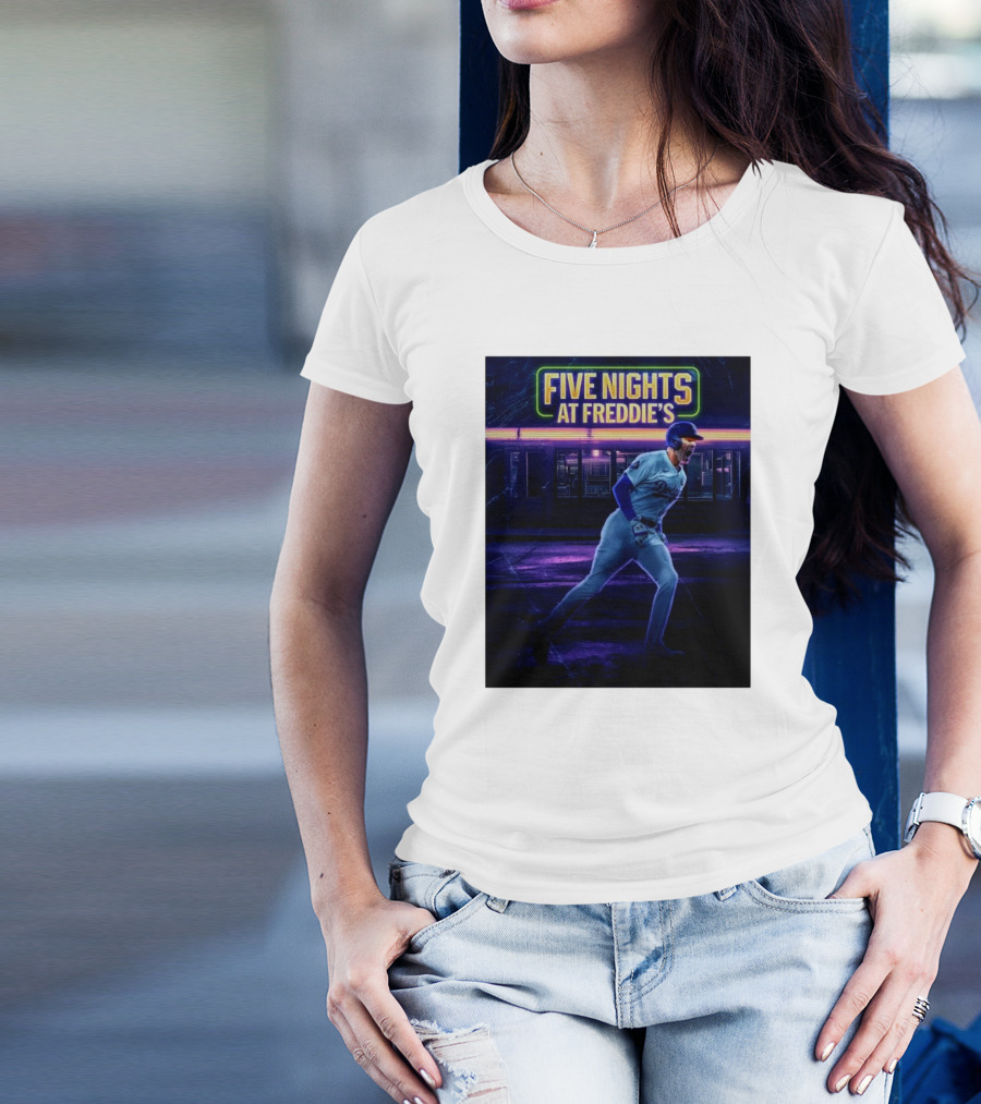 Five Nights At Freddie’s Los Angeles Dodgers Freddie Freeman T-Shirt