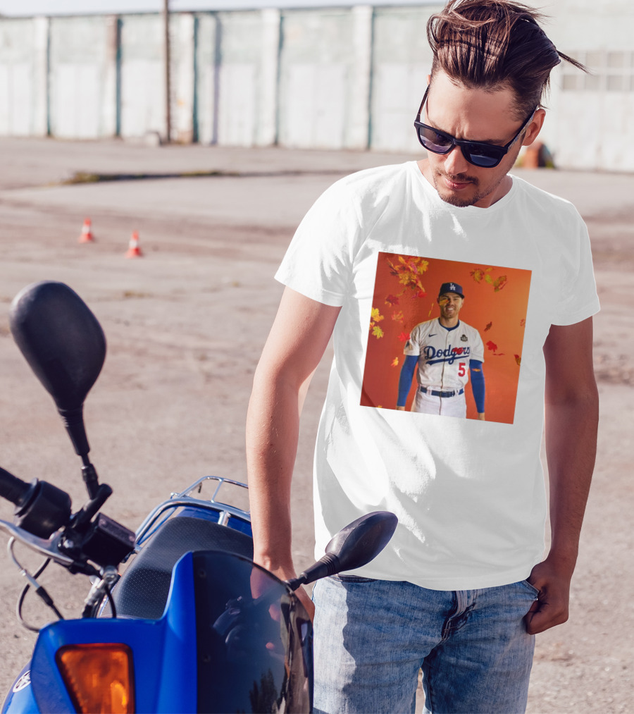 Freddie Freeman Unbe-Leaf-Able Los Angeles Dodgers Autumn Spirit T-Shirt