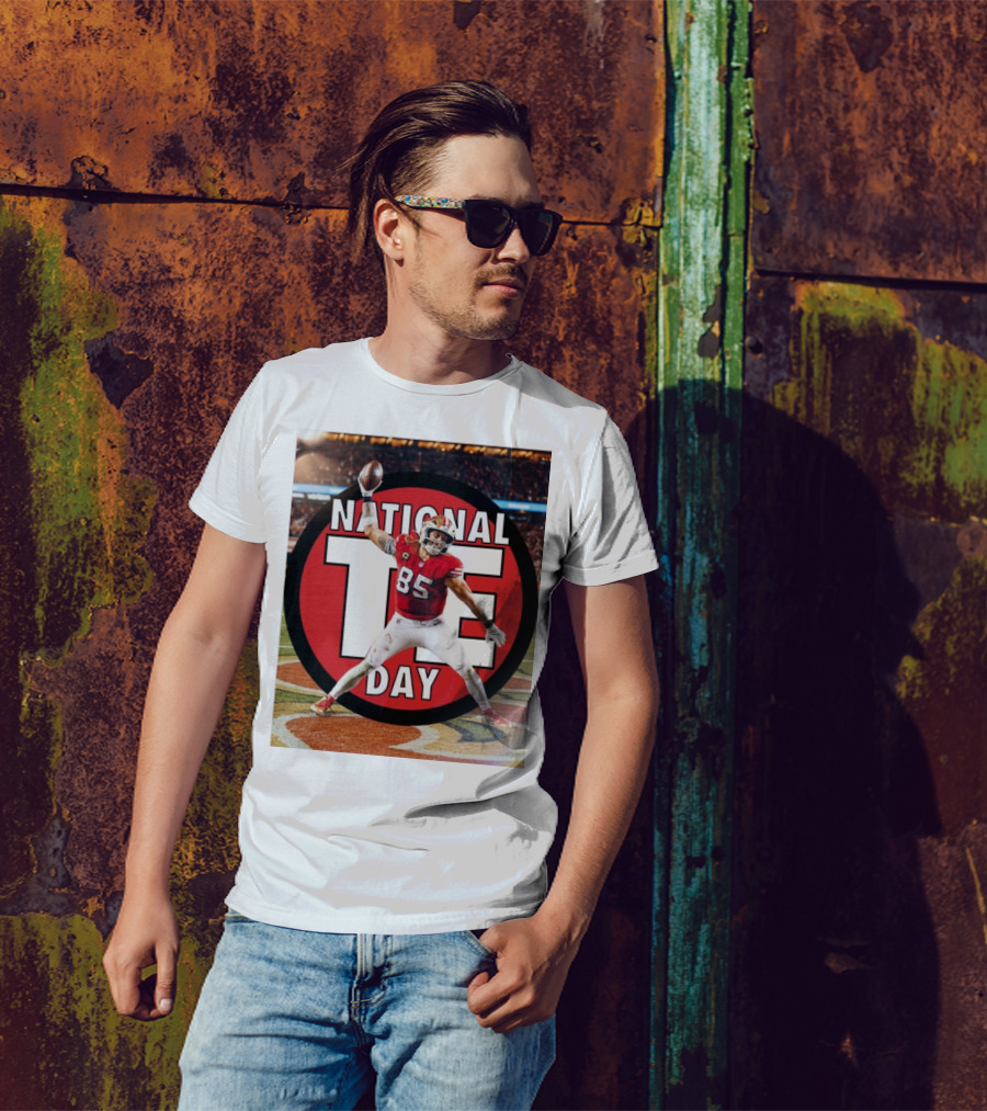 George Kittle San Francisco 49ers National TE Day The Man The Myth The T-Shirt