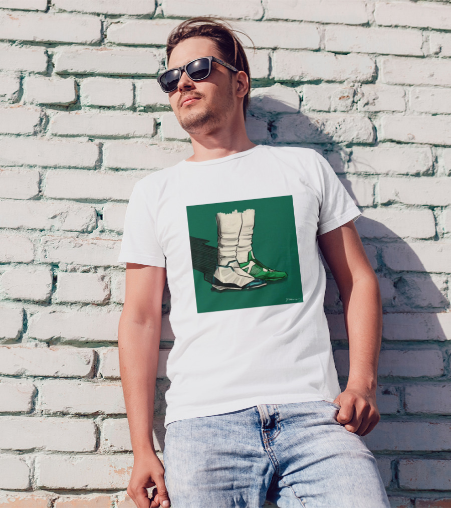 Philadelphia Eagles Two-Shoes Hurts Artwork Jalen Hurts T-Shirt
