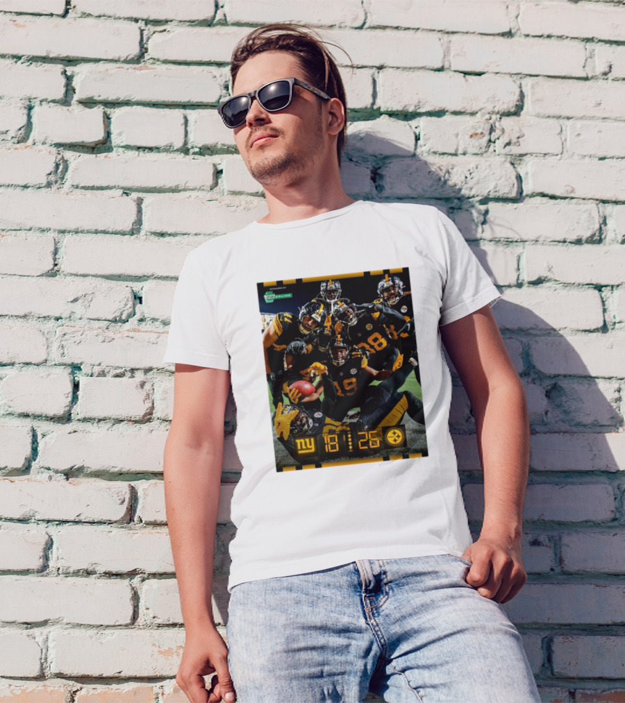 New York Giants Vs Pittsburgh Steelers 16-26 Victory T-Shirt