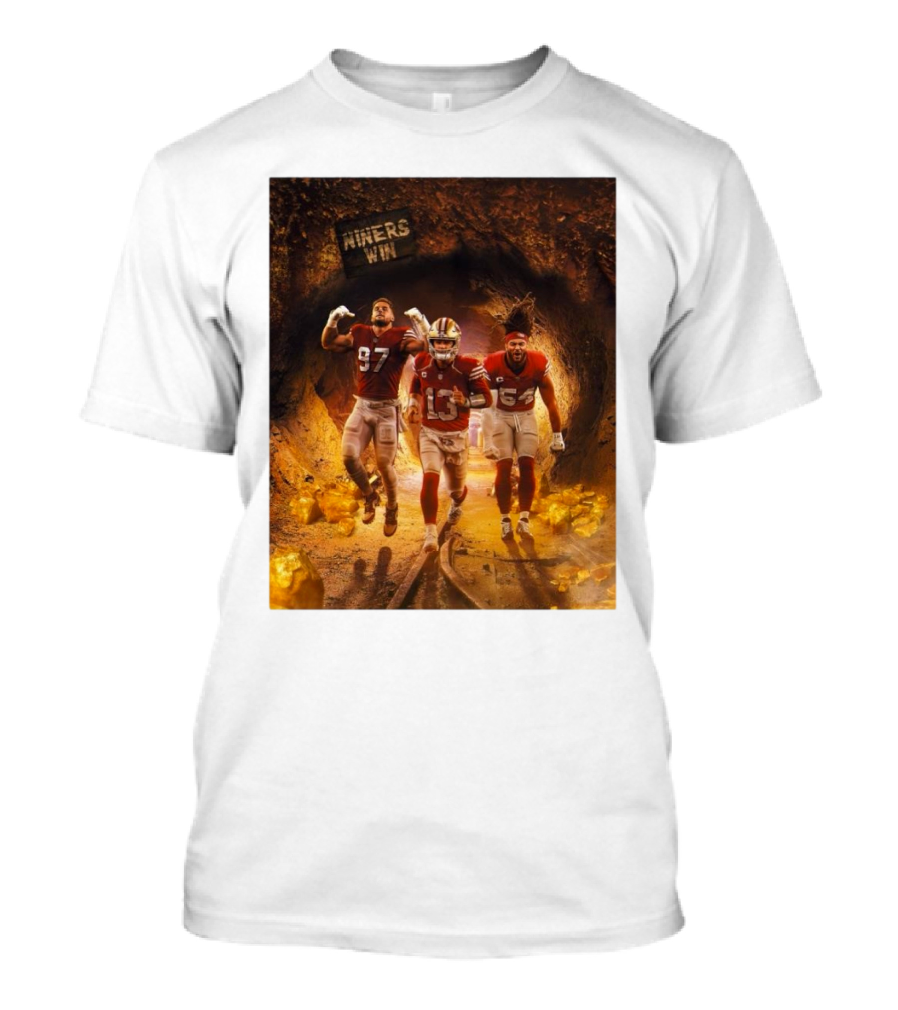 Niners Win San Francisco 49ers Victory Tunnel Mining Dubs T-Shirt