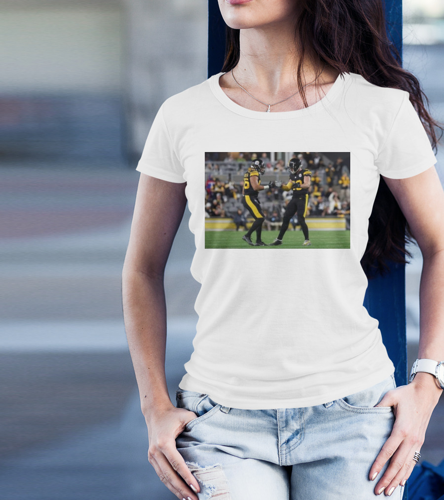 Pittsburgh Steelers T.J. Watt And Alex Highsmith Defensive Edge Duo Dominance T-Shirt