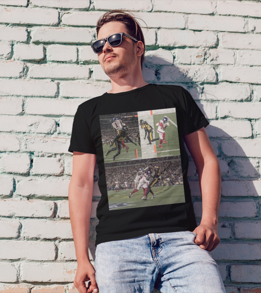 Malik Nabers George Pickens Both Close Scoring Touchdowns Football Moments T-Shirt