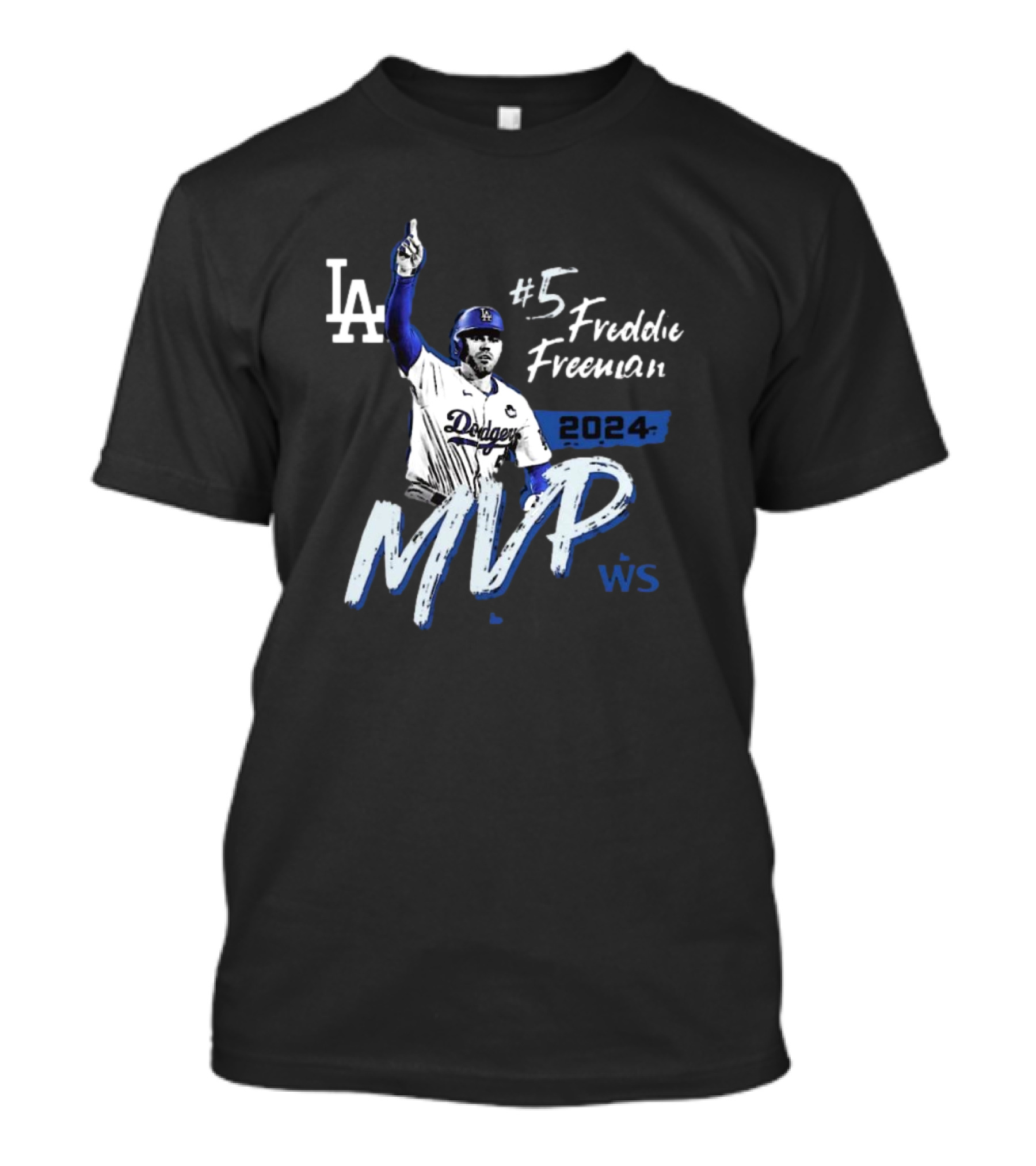 Freddie Freeman #5 Los Angeles Dodgers 2024 WS MVP T-Shirt