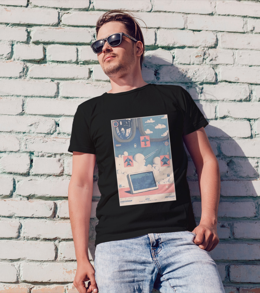 Khruangbin AFAS Live Amsterdam Netherlands October 31 2024 Airplane T-Shirt