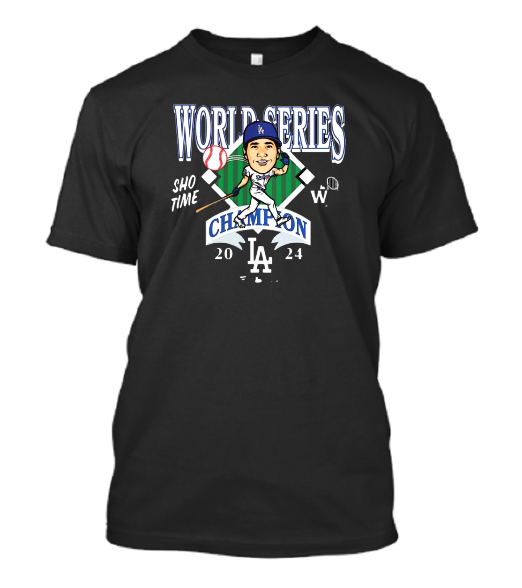 Shohei Ohtani LA Dodgers 2024 World Series Champion Sho-Time T-Shirt