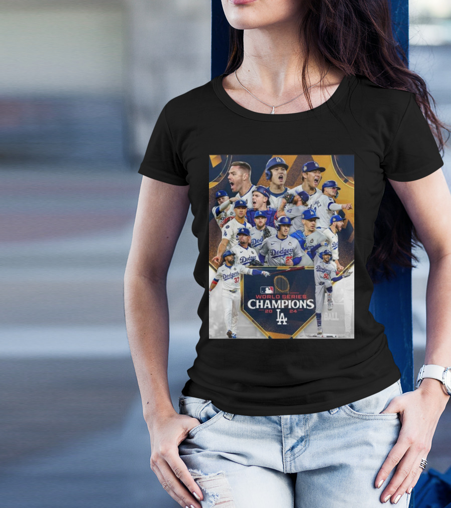 Los Angeles Dodgers 2024 World Series Champions MLB T-Shirt