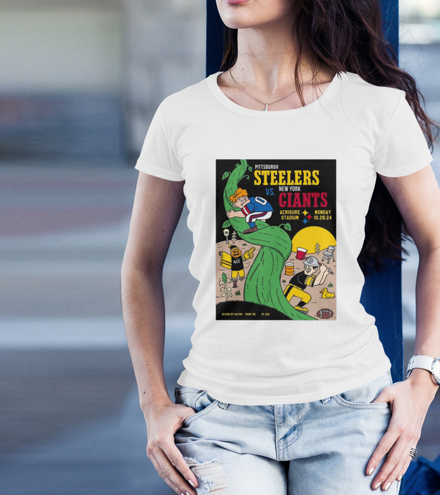Pittsburgh Steelers Vs New York Giants Monday Gameday Acrisure Stadium 10.28.24 T-Shirt