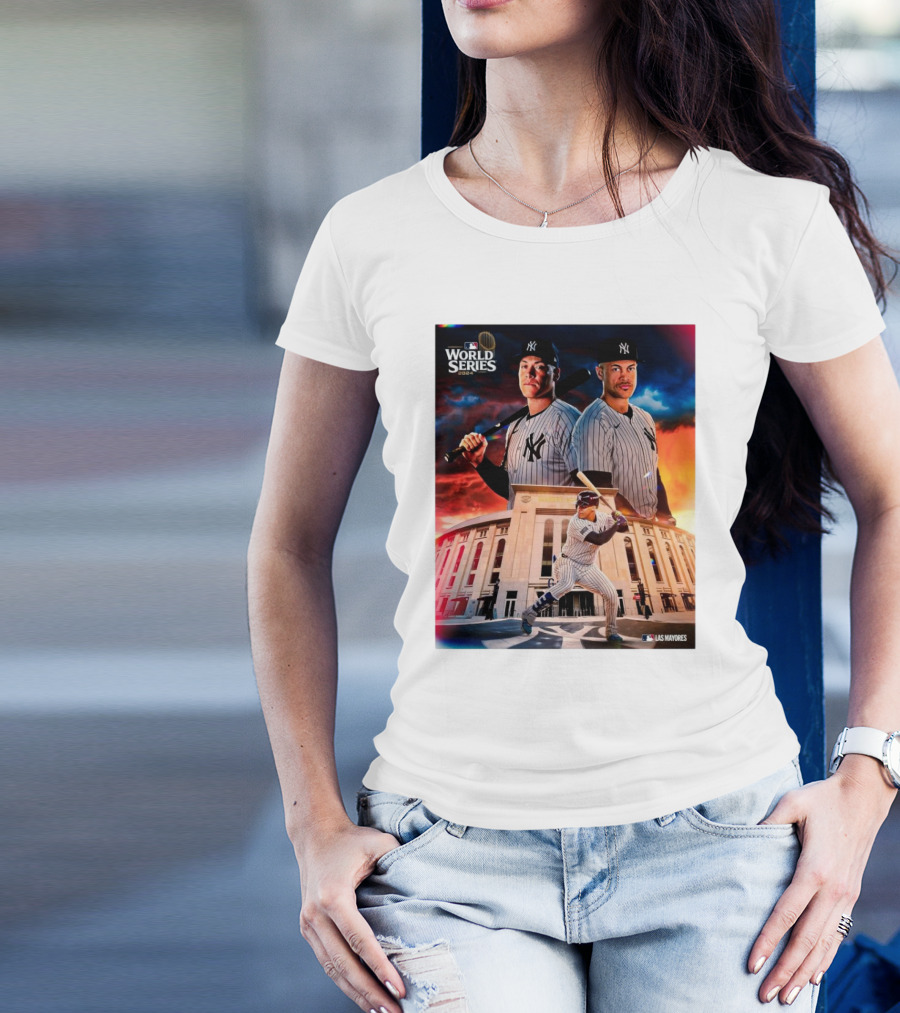World Series 2024 Aaron Judge Giancarlo Stanton Yankees Bronx Las Mayores T-Shirt