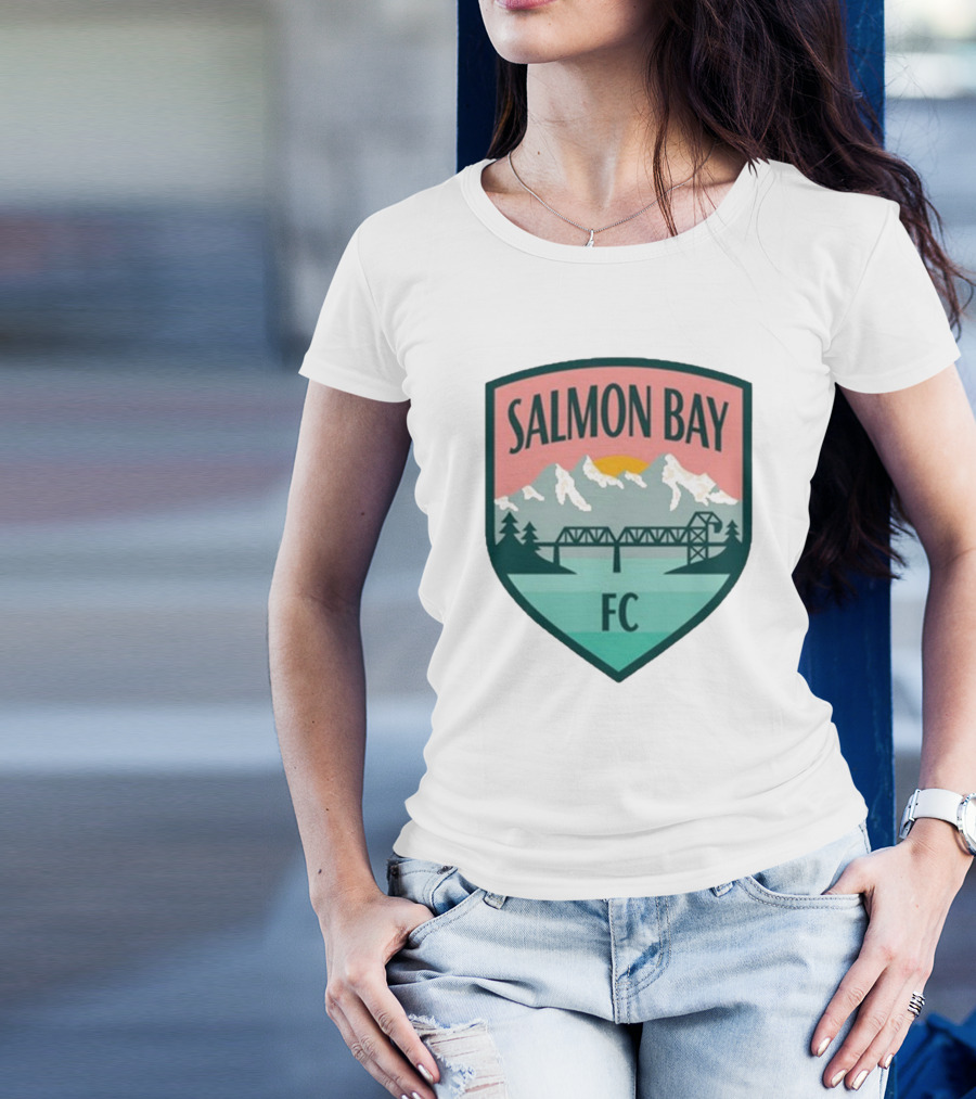 Ballard FC Salmon Bay FC Salmon Bay Mountain Bridge Vintage T-Shirt