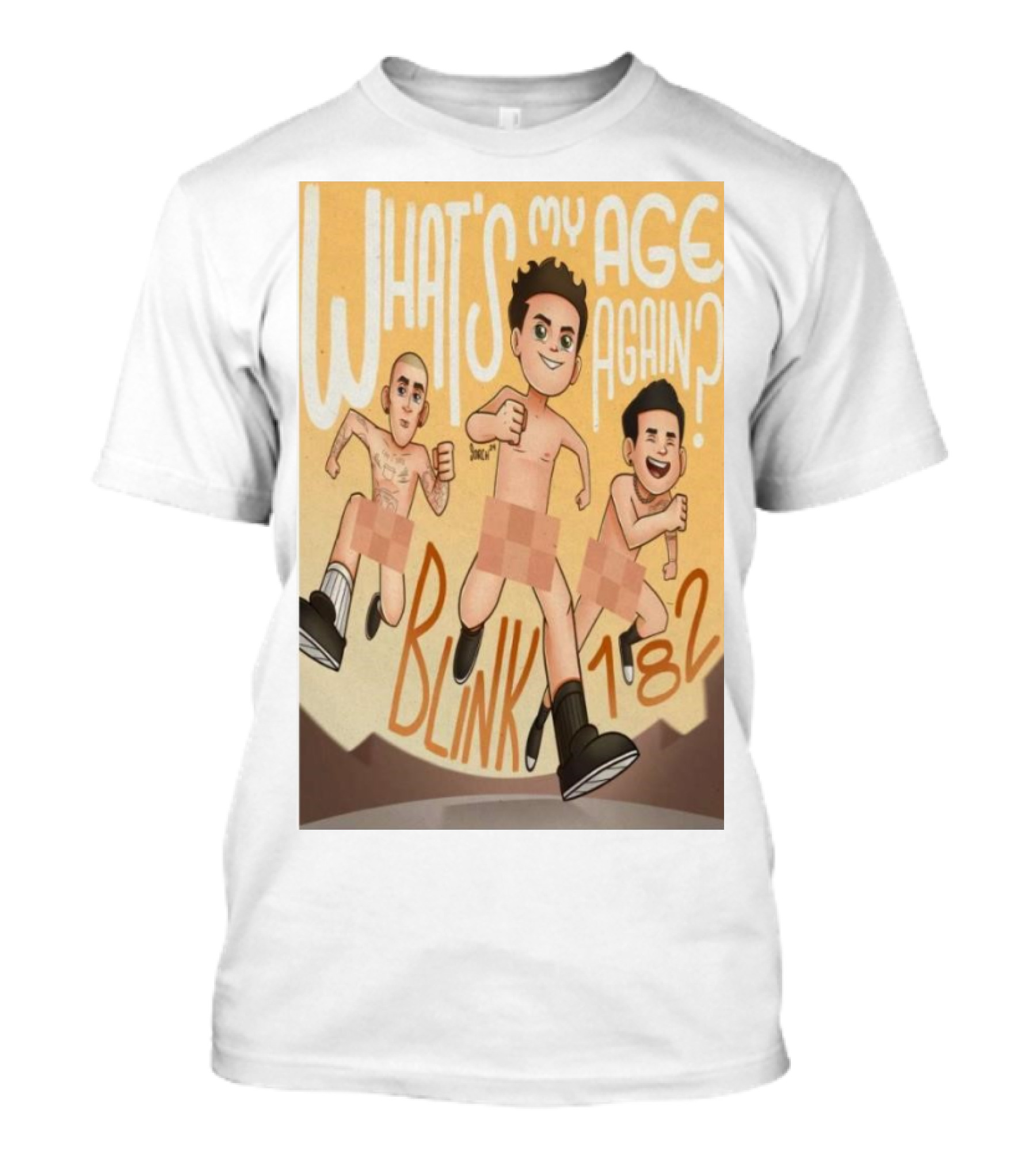 What's My Age Again Blink 182 Nov 9 2024 Estadio GNP Seguros In Mexico T-Shirt
