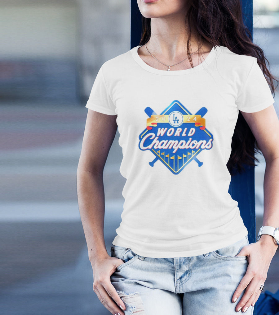 Los Angeles Dodgers 2024 World Champions MLB T-Shirt