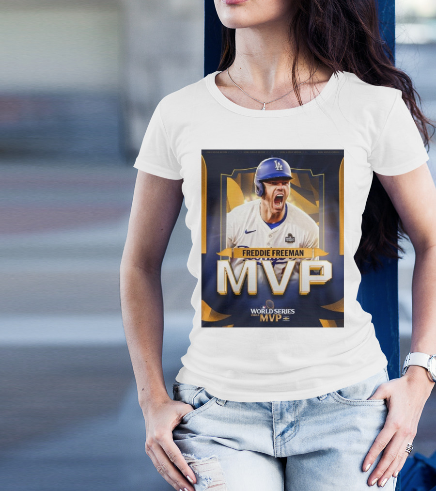 Freddie Freeman Los Angeles Dodgers MVP 2024 World Series T-Shirt
