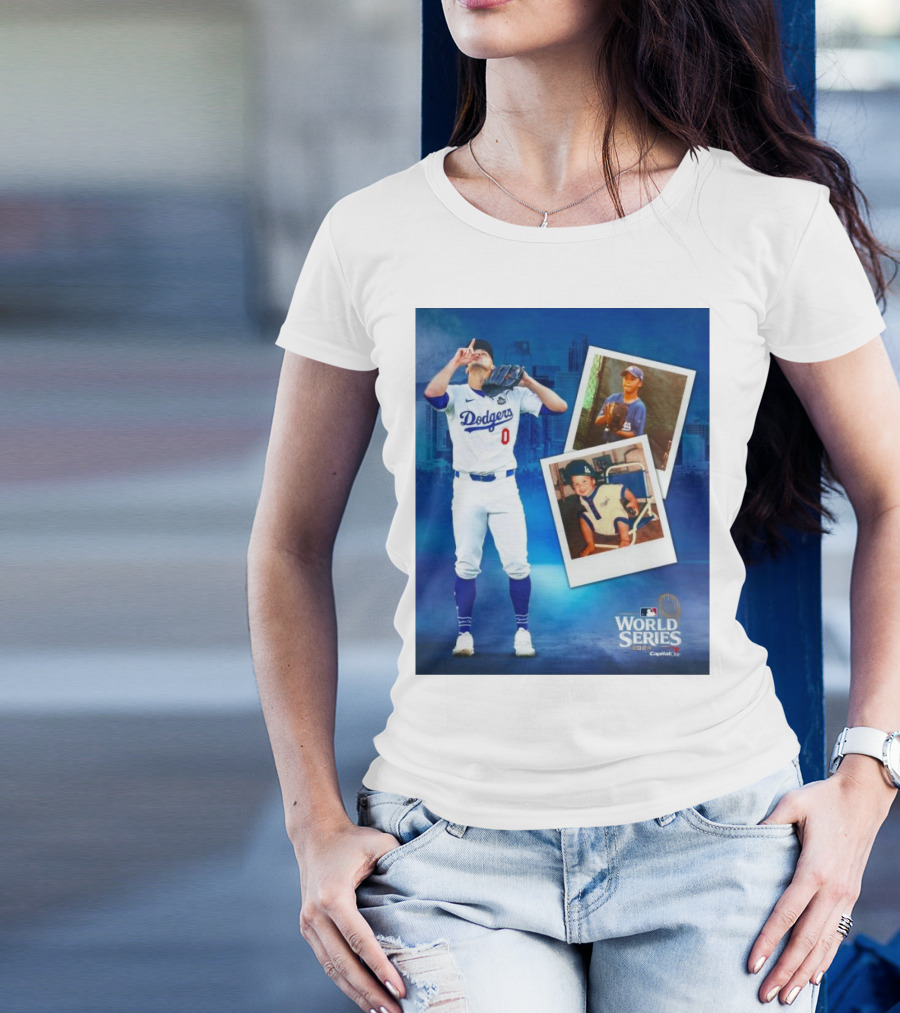 Dodgers Fan Jack Flaherty Celebrates World Series Champion Journey T-Shirt