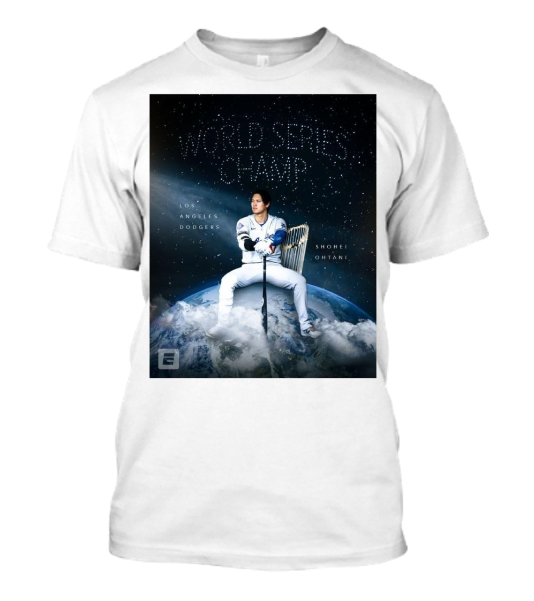 Los Angeles Dodgers Shohei Ohtani World Series Champ Sportscenter T-Shirt
