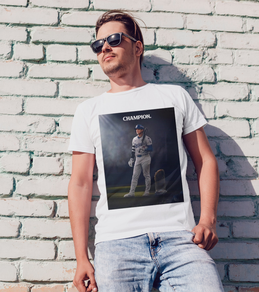 Shohei Ohtani Los Angeles Dodgers Champion 2024 MLB World Series T-Shirt