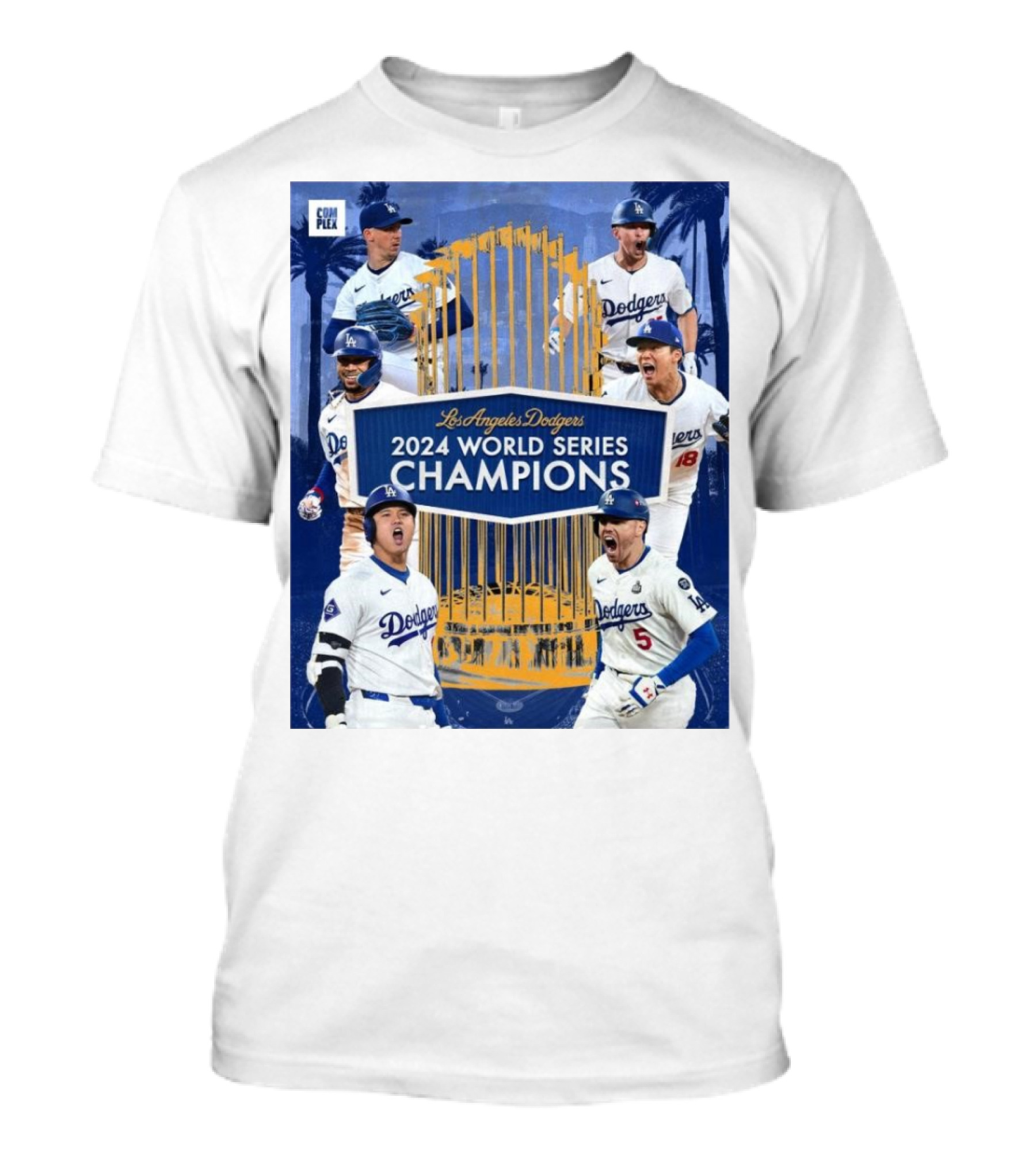 Los Angeles Dodgers 2024 World Series Champions Complex Sports T-Shirt
