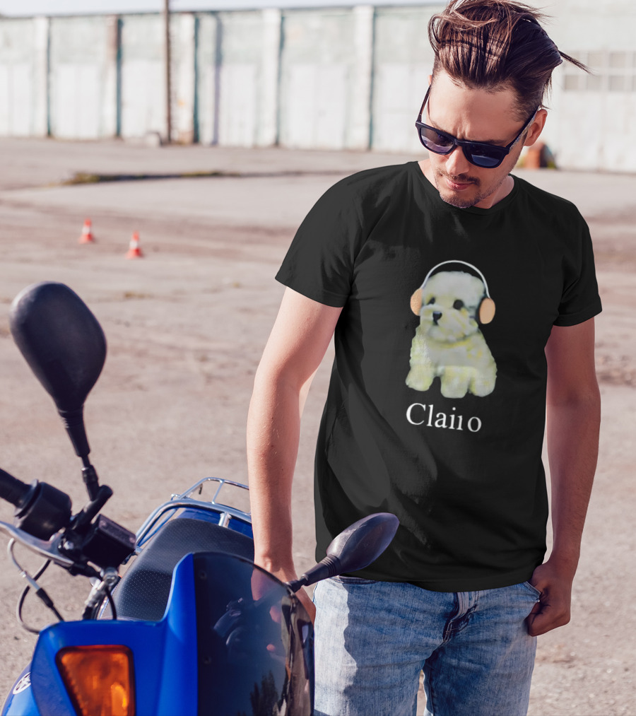 Paul Mescal Clairo Dog With Headphones T-Shirt