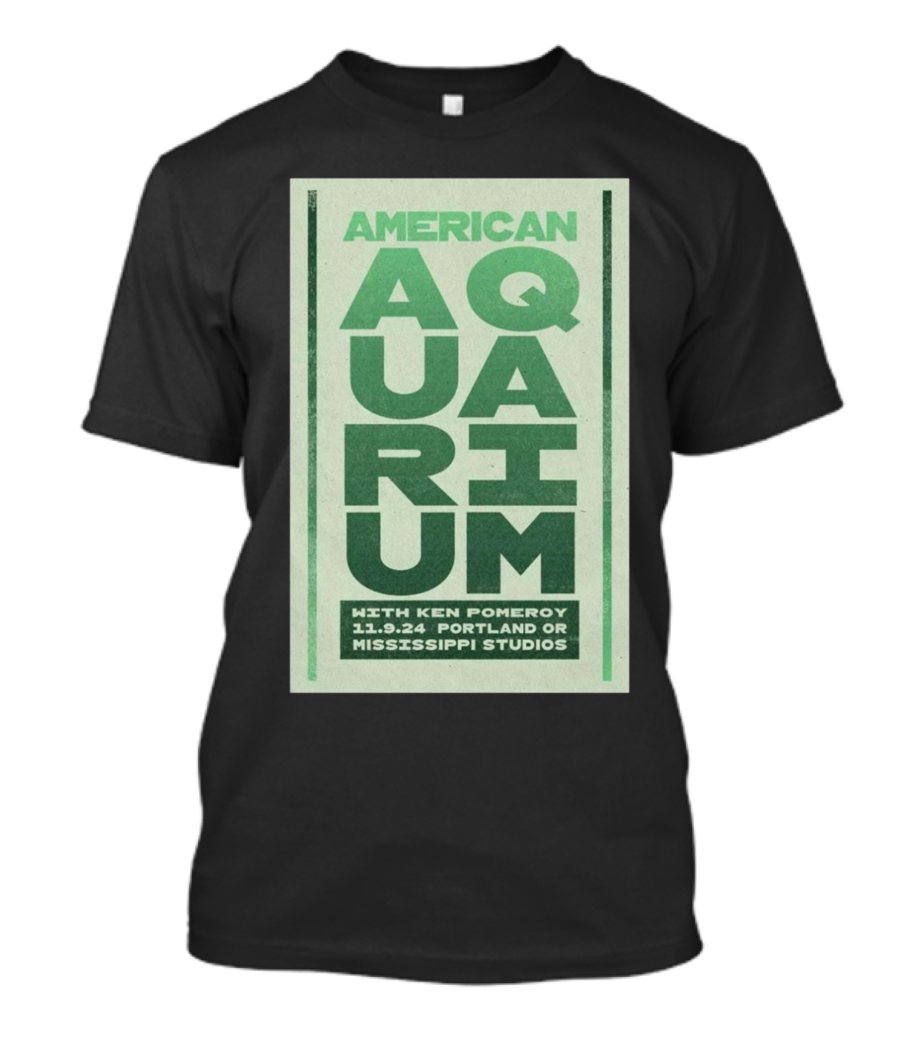 American Aquarium With Ken Pomeroy 11.9.24 Portland OR Mississippi Studios T-Shirt