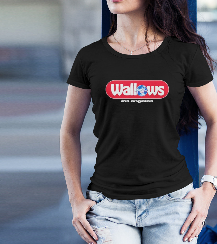Wallows Globe Logo Los Angeles T-Shirt