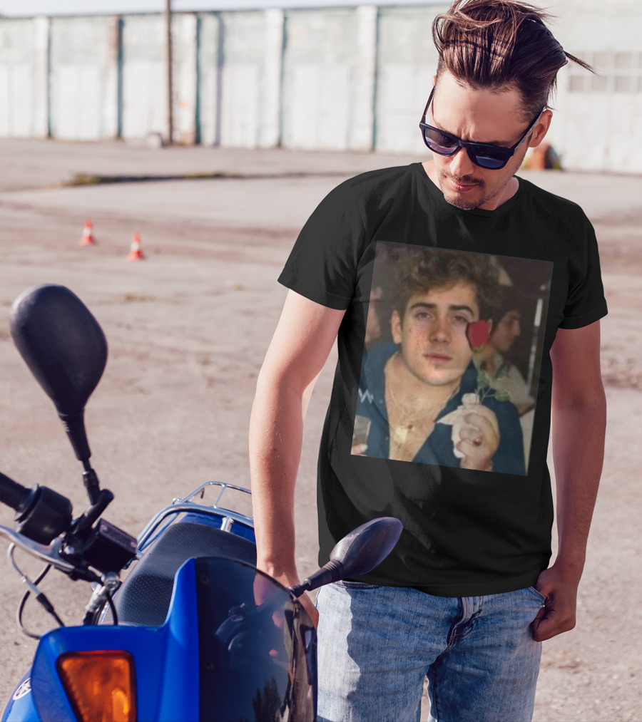 Franco Mattioli El Fenómeno Colapinto With Red Rose And Drink T-Shirt