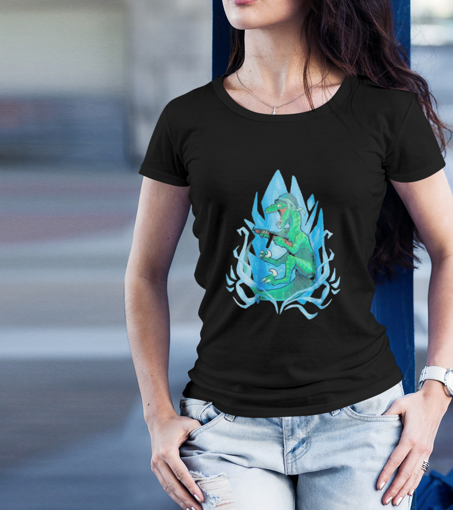 RubixRaptor Saberspark With Raptor And Maritime Horrors T-Shirt