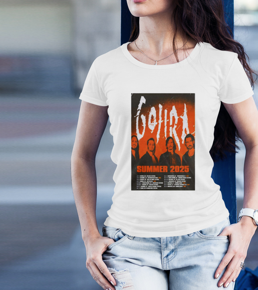Gojira Summer 2025 Tour With Festival Dates And Band Members T-Shirt