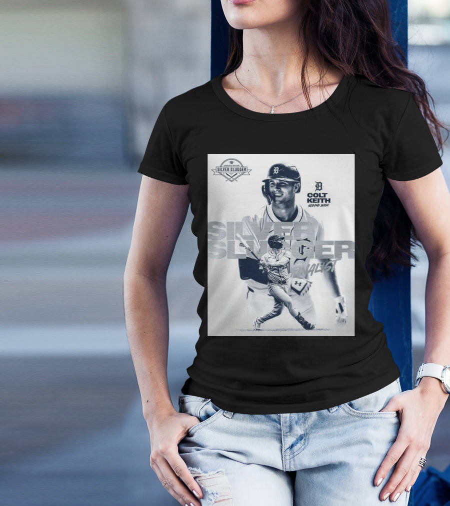 Colt Keith Detroit Tigers MLB Silver Slugger Finalist Second Base T-Shirt