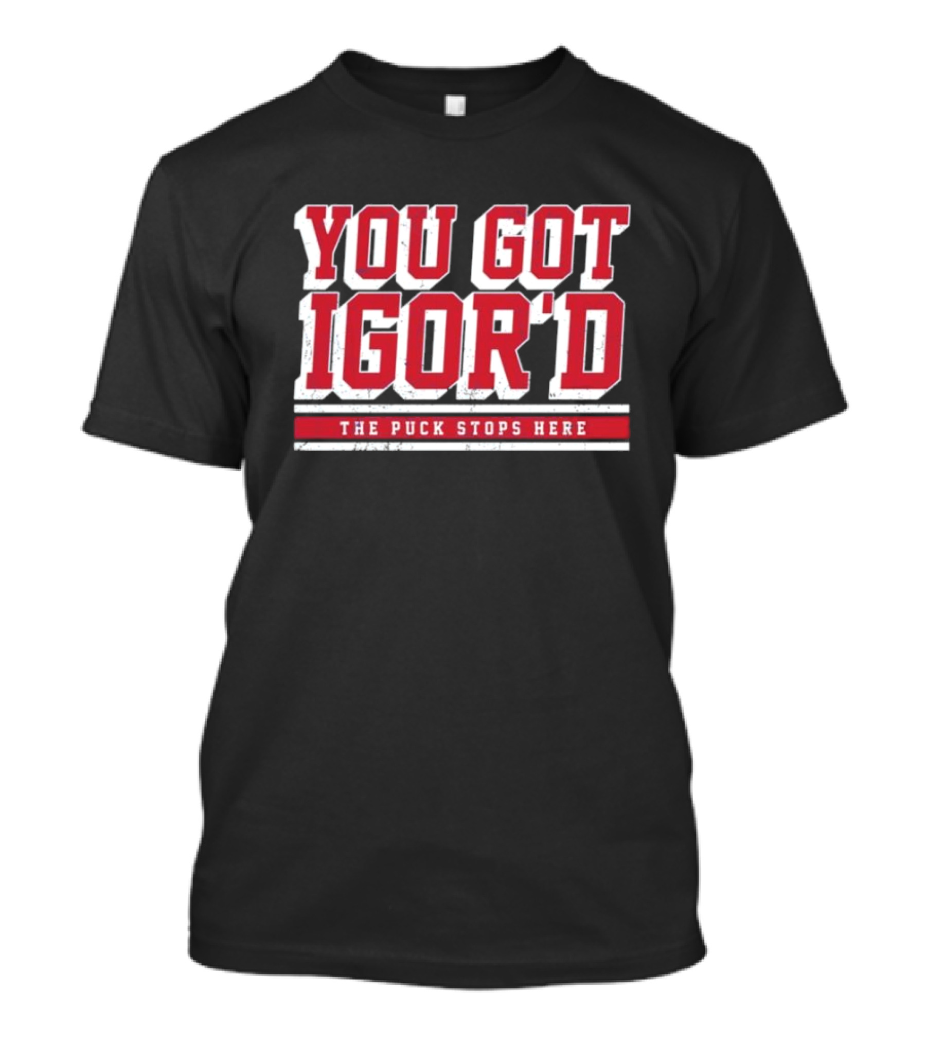 You Got Igor'd The Puck Stops Here 2024 Igor Shesterkin T-Shirt