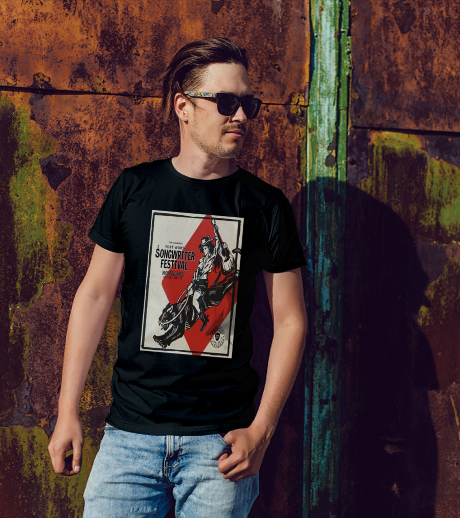 The Inaugural Fort Worth Songwriter Festival November 7-10 2024 Southside Preservation Hall Tour T-Shirt
