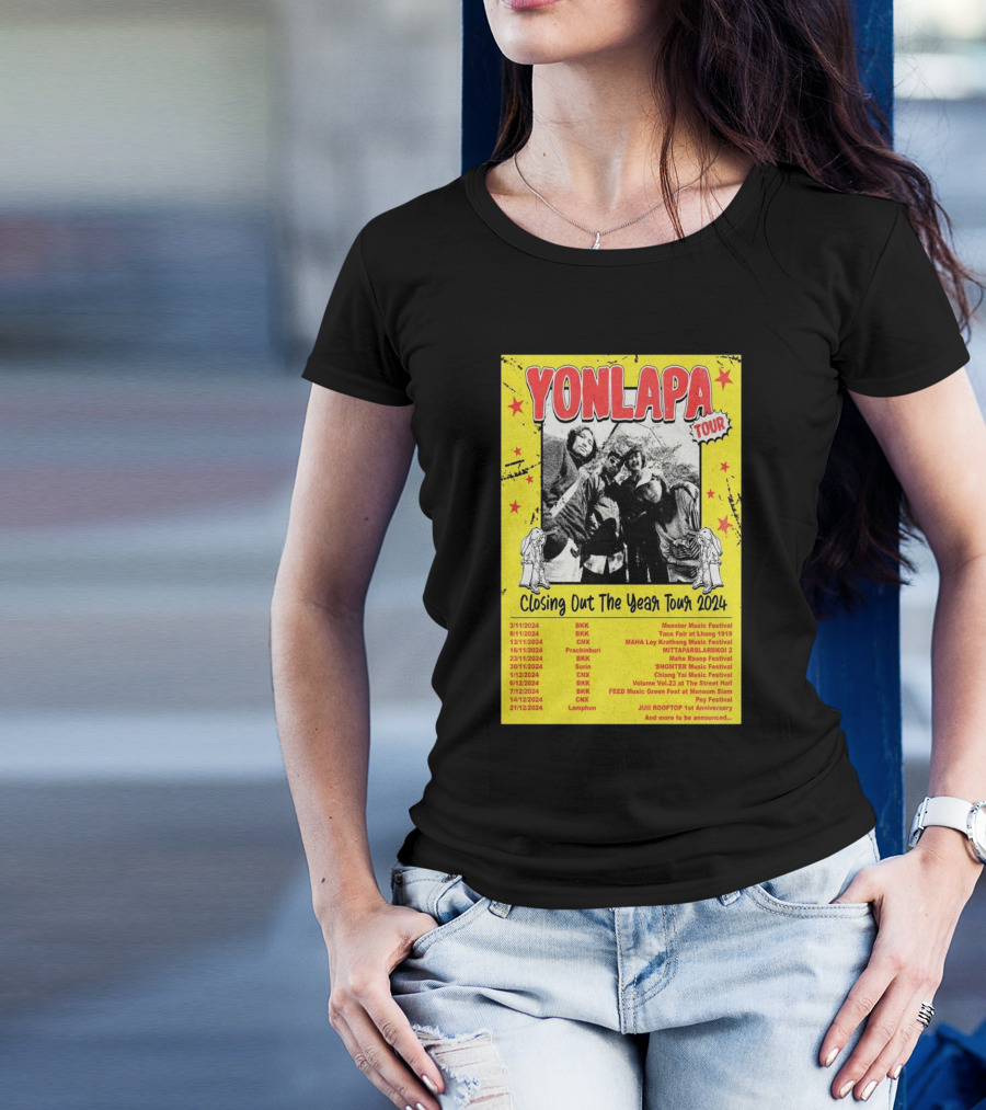 Yonlapa Tour Closing Out The Year Monster Music Festival 2024 Schedule T-Shirt