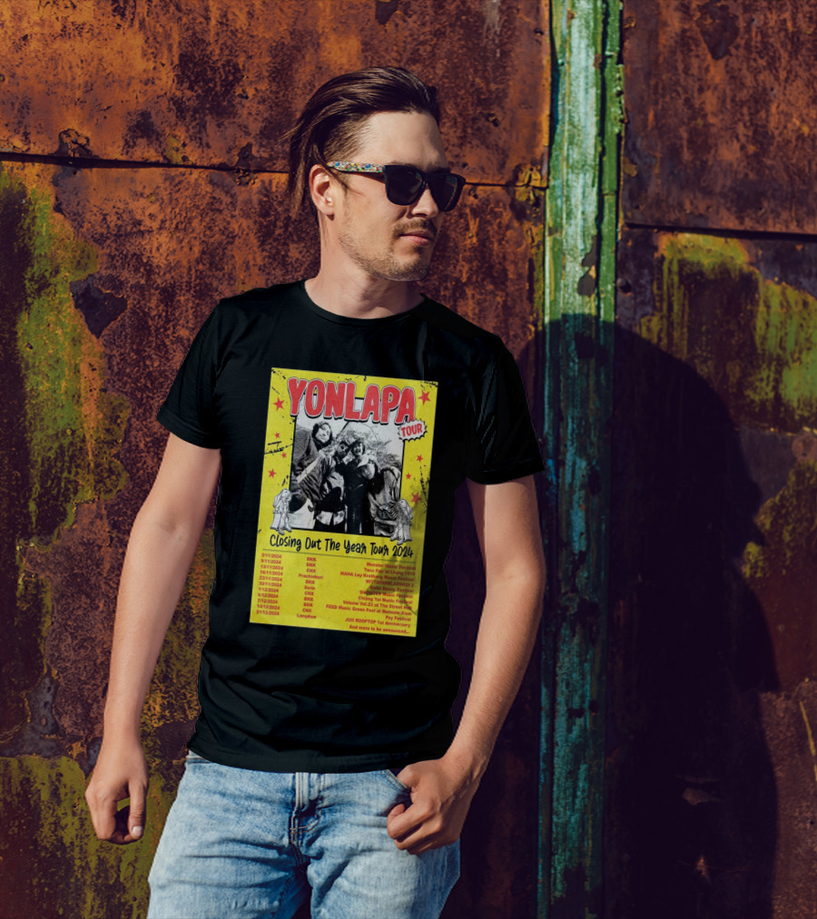 Yonlapa Tour Closing Out The Year Monster Music Festival 2024 Schedule T-Shirt