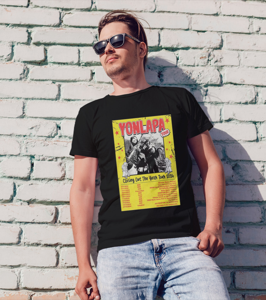 Yonlapa Tour Closing Out The Year Monster Music Festival 2024 Schedule T-Shirt