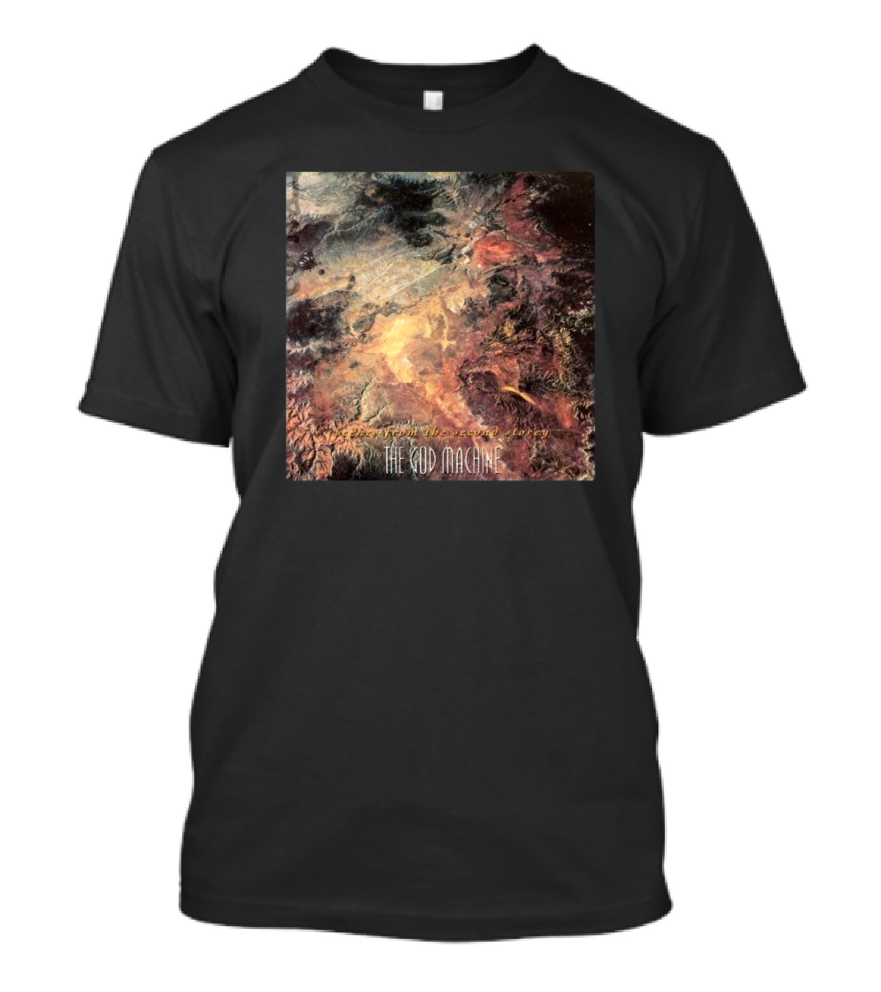 The God Machine Scenes From The Second Storey Abstract Earth Tones T-Shirt