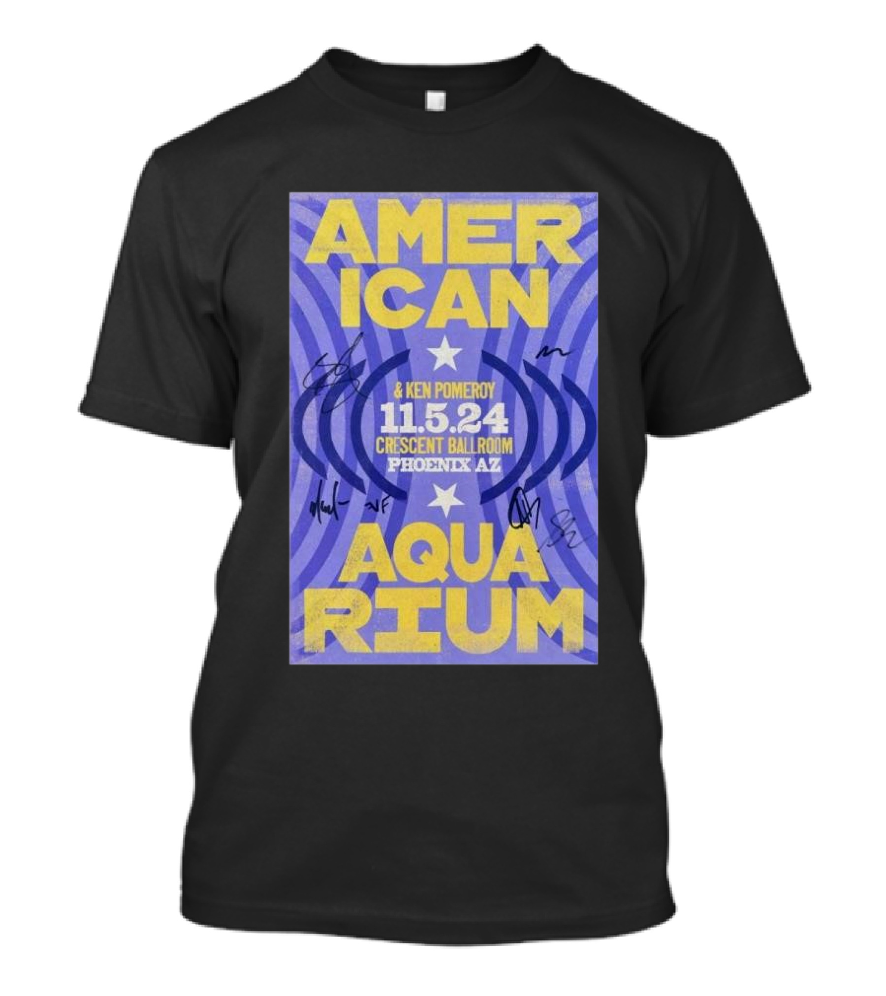 American Aquarium Ken Pomeroy 11.5.24 Crescent Ballroom Phoenix AZ T-Shirt