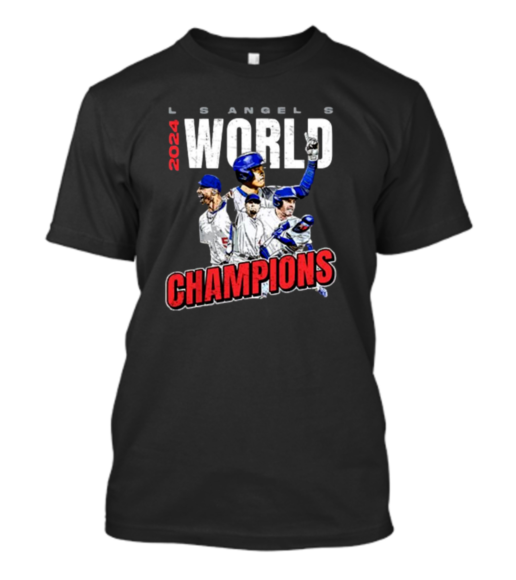 Los Angeles 2024 World Champions Ohtani Freeman Baseball T-Shirt