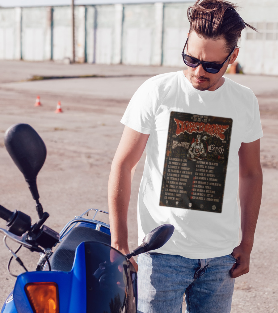 Dopethrone 2024-2025 USA Tour Temple Of The Fuzz Featuring Coven And Heavy Temple T-Shirt