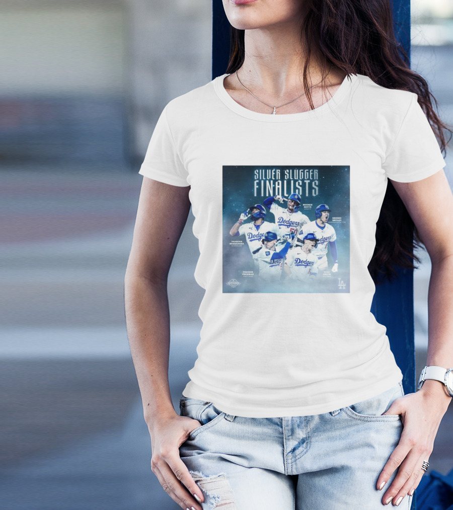 Silver Slugger Finalists Betts Ohtani Smith Freeman Hernandez LA Dodgers T-Shirt