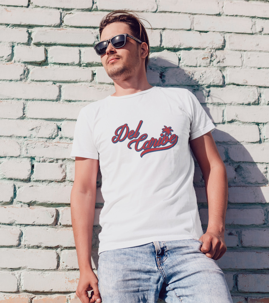Del Caribe Palm Tree Sports T-Shirt