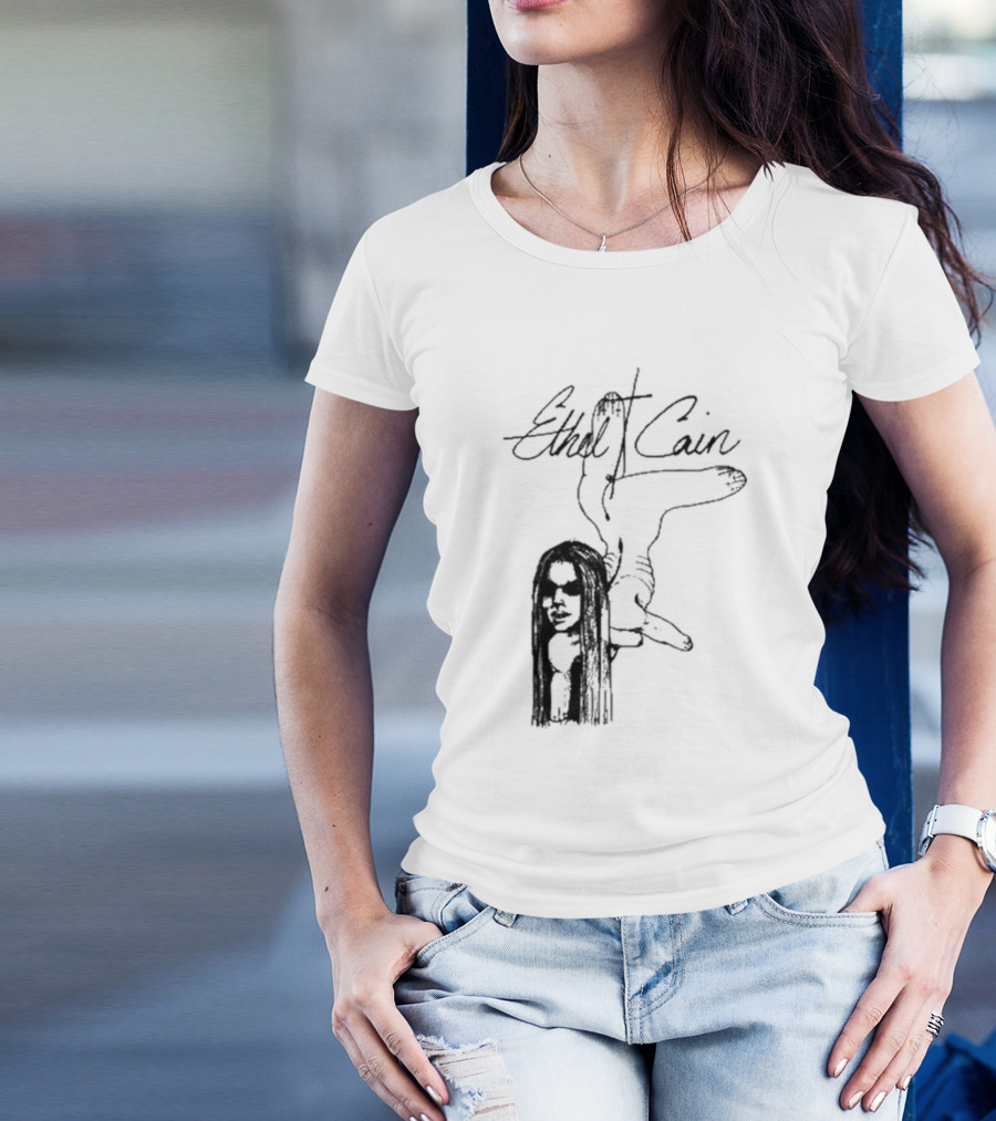 Ethel Cain Inbred Reissue Art Sketch T-Shirt